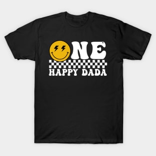 One Happy Dude Dada 1St Birthday Family Matching T-Shirt